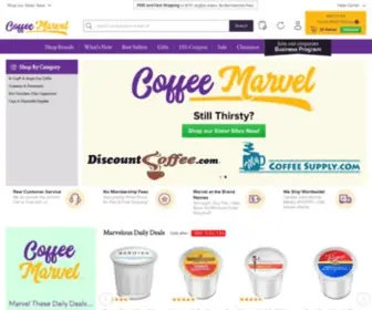 Coffeemarvel.com(Coffee Marvel) Screenshot
