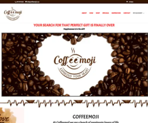 Coffeemoji.co.za(EXPRESSO YOUR HEART) Screenshot