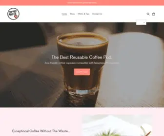 Coffeepodco.com(The Best Reusable Nespresso Coffee Pod capsule) Screenshot