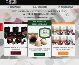 Coffeepodshop.com.au(Plastic Free Nespresso Solutions) Screenshot