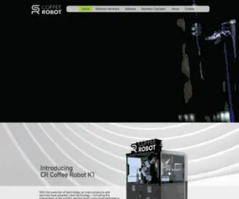 Coffeerobot.co(The most advanced fully automated café system. CR Coffee Robot) Screenshot