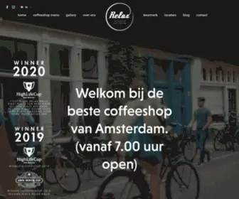 Coffeeshop-Relax.nl(Prijswinnende Coffeeshop Amsterdam) Screenshot