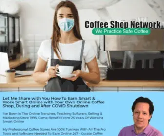 Coffeeshop.network(Build Your Own Online Coffee Shop Earn Online) Screenshot