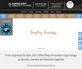 Coffeeshopexpo.co.uk(Cafe Business Expo) Screenshot