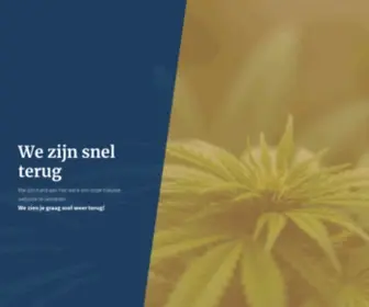 Coffeeshopnews.nl(We zijn snel terug) Screenshot