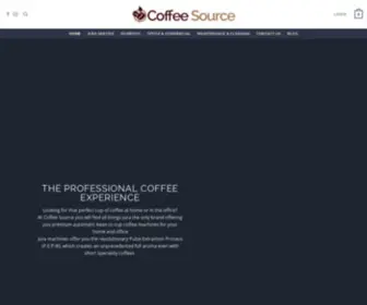 Coffeesource.ie(Jura Coffee Machines) Screenshot