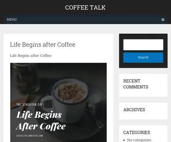 Coffeetalkwriters.com(Coffee Talk) Screenshot