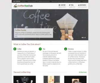 Coffeeteaclub.co.uk(Tea and coffee blog) Screenshot