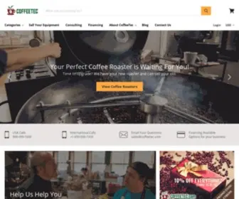 Coffeetec.com(Coffee roaster) Screenshot