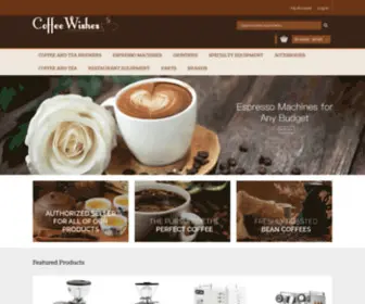 Coffeewishes.com(Coffeewishes) Screenshot