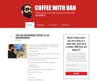 Coffeewithdan.com(Coffee With Dan) Screenshot