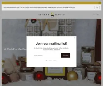 CoffeeWorld.co(Coffee World) Screenshot