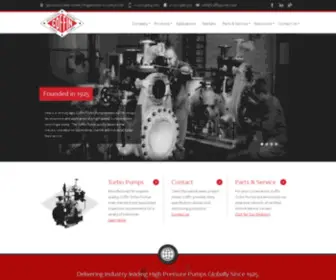 Coffinpump.com(High-Pressure Pumps, High-Speed Centrifugal Pumps, Boiler Feed Pump Solutions) Screenshot