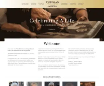 Coffmanfuneralhome.net(Coffman Funeral Home and Crematory) Screenshot