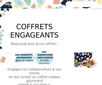 Coffret-Cadeau-Teletravail.fr(Avec les coffrets engageants) Screenshot