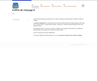 Coffretderelayage.fr(Site des coffrets de relayage) Screenshot