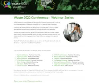 Coffswasteconference.com.au(Waste 2021 Conference) Screenshot