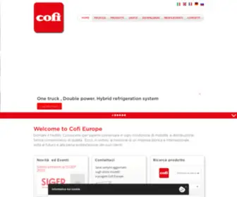 Cofieurope.it(Celle frigorifere industriali) Screenshot