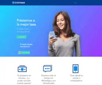Cofinar.com(Préstamos Online) Screenshot