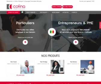 Cofinasenegal.com(Cofina Sénégal) Screenshot