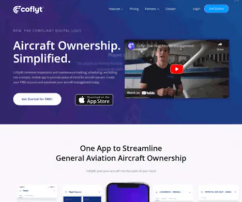 Coflyt.com(Discover the intelligent aviation software that's helping pilots fly & enjoy. Coflyt®) Screenshot