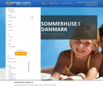 Cofman.no(Sommerhuse i Danmark og Europa) Screenshot