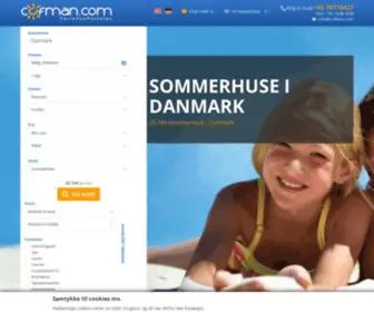 Cofman.se(Sommerhuse i Danmark og Europa) Screenshot