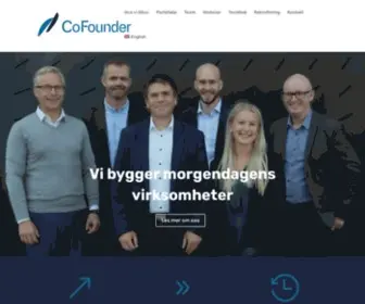 Cofounder.no(Vi bygger morgendagens virksomheter) Screenshot