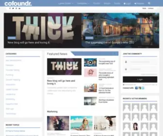 Cofoundr.com(Business, Marketing and Start-up Resources) Screenshot
