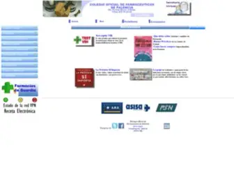 Cofpalencia.org(Colegio Oficial de Farmaceuticos de Palencia) Screenshot