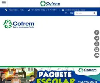 Cofrem.com.co(Cofrem Caja de compensaci) Screenshot