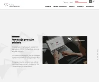Cofund.org.pl(About the Foundation) Screenshot