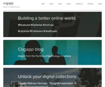 Cogapp.com(Digital Media) Screenshot