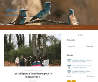 Cogard.org(Centre Ornithologique du Gard) Screenshot