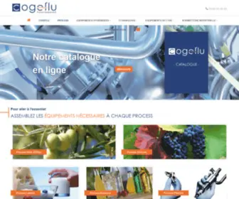 Cogeflu.com(Process Equipement) Screenshot