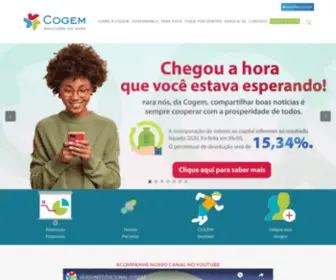 Cogem.com.br(Cooperativa de Crédito COGEM) Screenshot