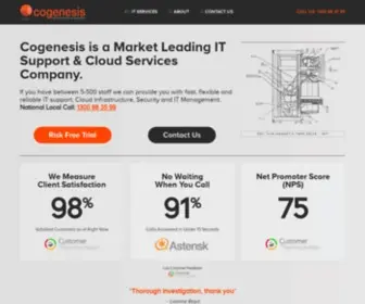 Cogenesis.com.au(Cogenesis IT Support Sydney) Screenshot