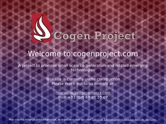 Cogenproject.com(Bienvenue sur) Screenshot