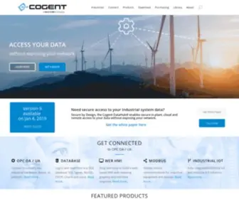 Cogentdatahub.com(Cogent DataHub ®) Screenshot