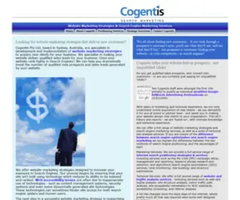 Cogentis.com.au(Website Marketing Strategies & Services) Screenshot