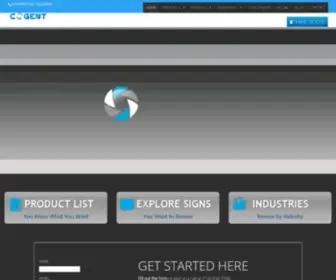 Cogentsigns.com(Local Sign Company) Screenshot