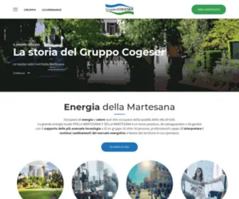 Cogeser.it(Cogeser Corporate Cogeser Corporate) Screenshot