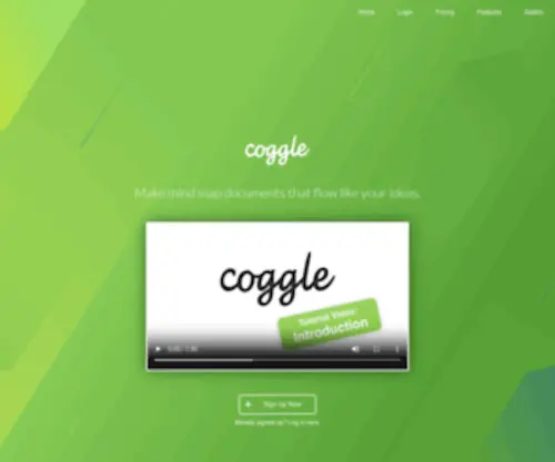 Coggle.it(The clear way to share complex information. Coggle) Screenshot