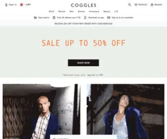 Coggles.com(Designer Fashion for Men and Women) Screenshot
