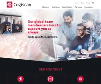 Cogiscan.com(Leading Track Trace Control Solution Provider) Screenshot