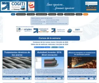 Cogitiformacion.es(Plataforma COGITI) Screenshot