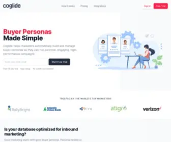 Coglide.com(Buyer personas made simple coglide) Screenshot