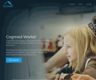 Cogmed.com(Cogmed working memory training) Screenshot