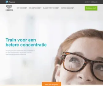 Cogmed.nl(Cogmed werkgeheugentraining) Screenshot