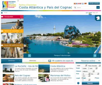 Cognac-Francia-Atlantica.es(Otro sitio realizado con WordPress) Screenshot